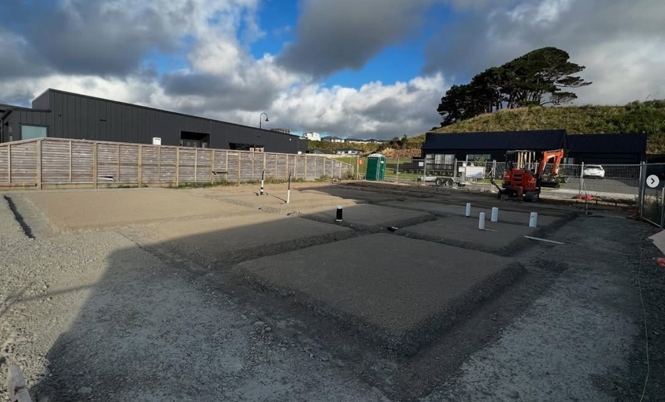 Wellington foundation and building platform preparation